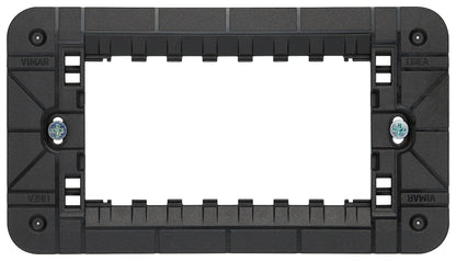 Uchwyt 4-modułowy, ze śrubami, do puszek 4-modułowych Vimar Linea 30614
