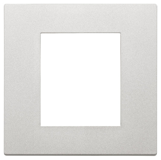Ramka 2-modułowa, technopolimer lakierowany, srebrny Vimar Linea 30642.20