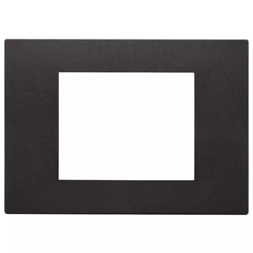 Ramka 3-modułowa, technopolimer, czarna Vimar Linea 30653.02