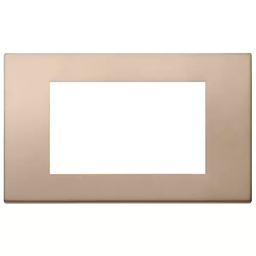 Ramka 4-modułowa, metalowa, brązowa Vimar Linea 30654.71