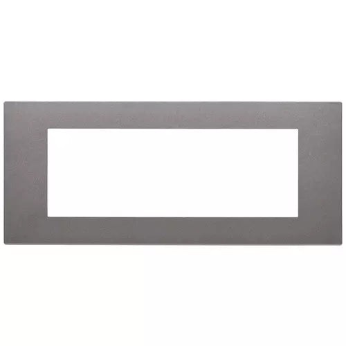 Placă 7 module, tehnopolimer vopsit, Metal Vimar Linea 30657.22