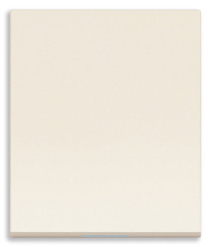 Tasto Intercambiabile 2 Moduli con Guidaluce Verticale | IP40 | Bianco Nero Canapa | Vimar Linea 31000S.2