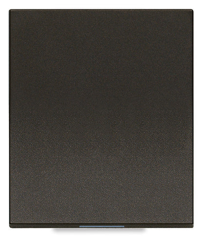 Tasto Intercambiabile 2 Moduli con Guidaluce Verticale | IP40 | Bianco Nero Canapa | Vimar Linea 31000S.2