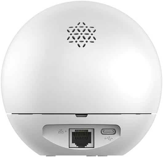 Telecamera Sorveglianza Interno 5MP Pan & Tilt Wi-Fi Dual-Band | AI Persone Animali Voce | USB-C | EZVIZ H6