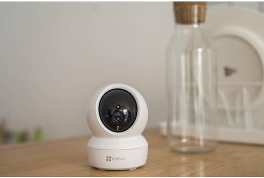 Telecamera Sorveglianza Interno 1080P Pan & Tilt Wi-Fi | Visione Notturna MicroSD 256GB | EZVIZ H6c