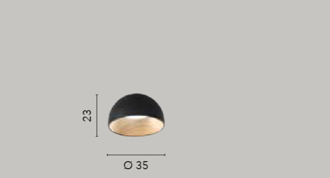 Plafoniera LED metalowa efekt drewna złoto-czarny CCT śr. 35cm 30W 3840LM COCO