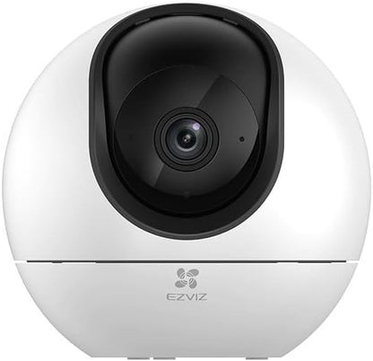 Telecamera Sorveglianza Interno 5MP Pan & Tilt Wi-Fi Dual-Band | AI Persone Animali Voce | USB-C | EZVIZ H6