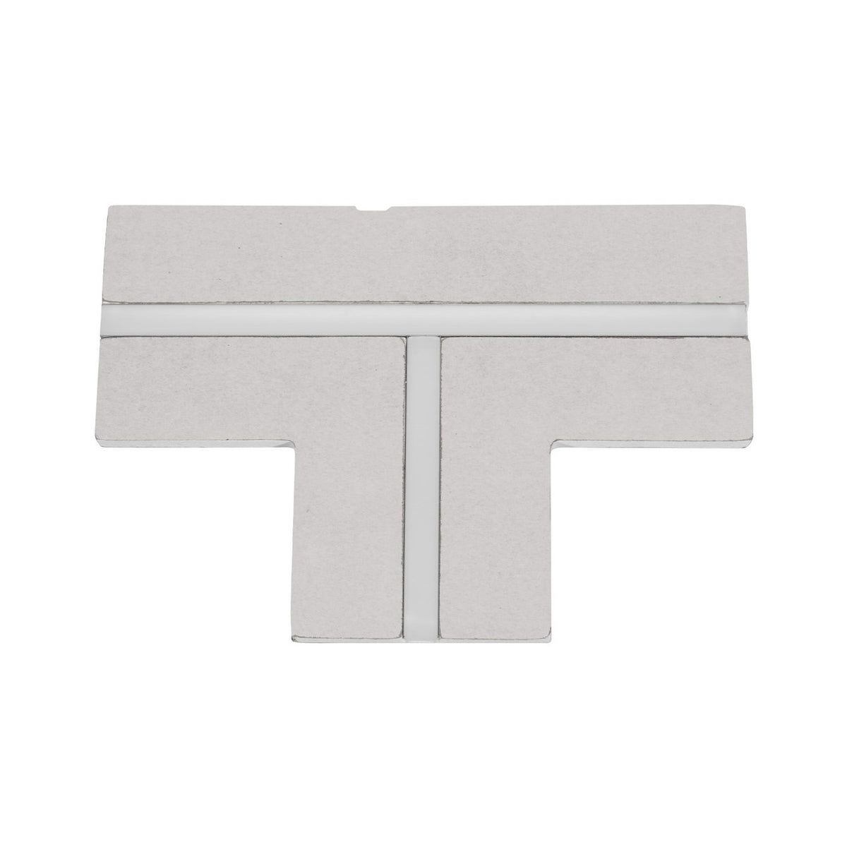 Raccordo a T per Profilo LED INVISILINE Integrato nel Cartongesso Bianco | INTEC