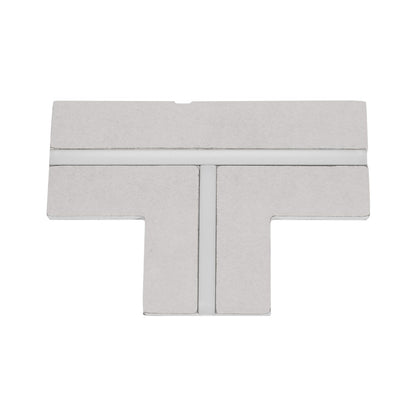 Raccordo a T per Profilo LED INVISILINE Integrato nel Cartongesso Bianco | INTEC