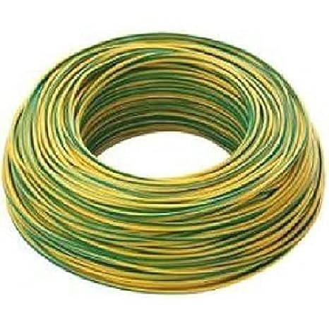 CAVO FS17 6 MMQ GIALLO/VERDE MAT 100MT