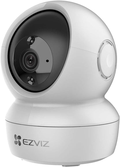 Telecamera Sorveglianza Interno 1080P Pan & Tilt Wi-Fi | Visione Notturna MicroSD 256GB | EZVIZ H6c