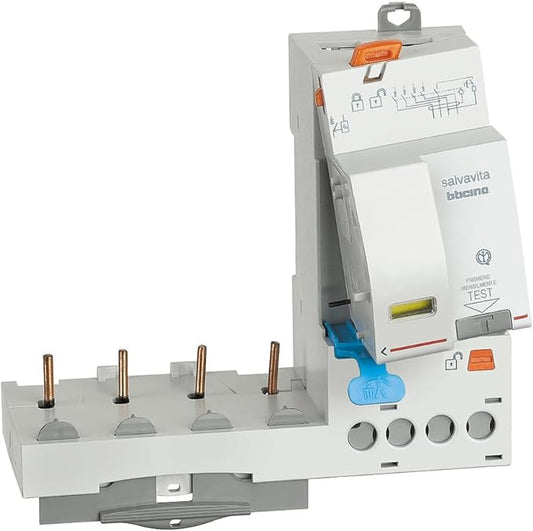 BTicino Interruttore Differenziale BTDIN-BDA G2 4P 32A 30mA Tipo AC | G43AC32 | BTicino