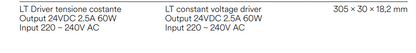 Driver Alimentatore Switching Tensione Costante 24V DC Slim Input 220-240V AC | 30W-200W | INTEC