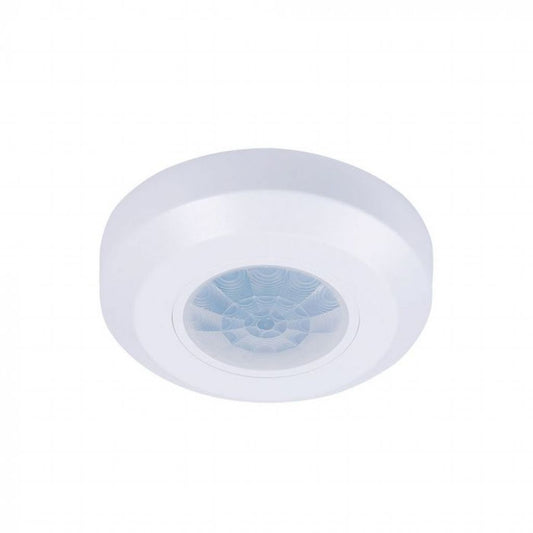 Sensore di Movimento a Infrarossi 360° Plafone Bianco/Nero Max 200W IP20 8m | VT-8091 | V-TAC