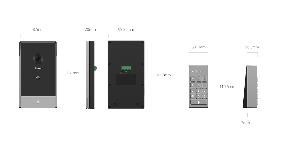 Videocitofono smart connesso - TP7 EZVIZ