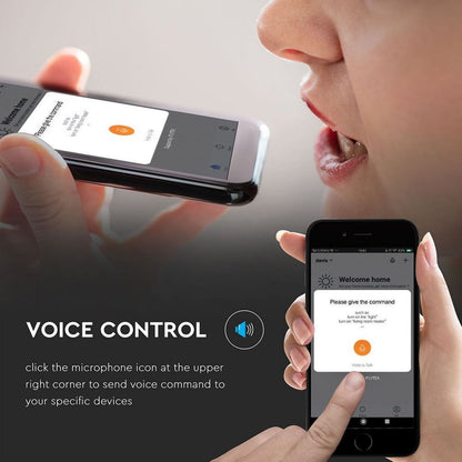 Controler universal V-TAC Wi-Fi cu infraroșu, compatibil cu Google Home și Amazon Alexa