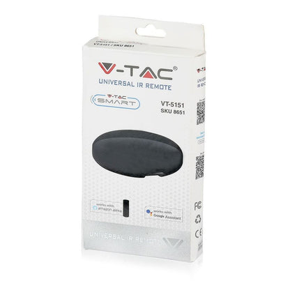 Controler universal V-TAC Wi-Fi cu infraroșu, compatibil cu Google Home și Amazon Alexa