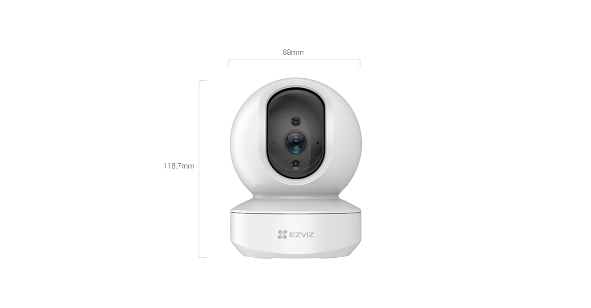 Cameră de securitate WiFi motorizată pentru interior Ezviz TY1 360° FHD – Audio bidirecțional – Monitorizare inteligentă – Senzor de mișcare