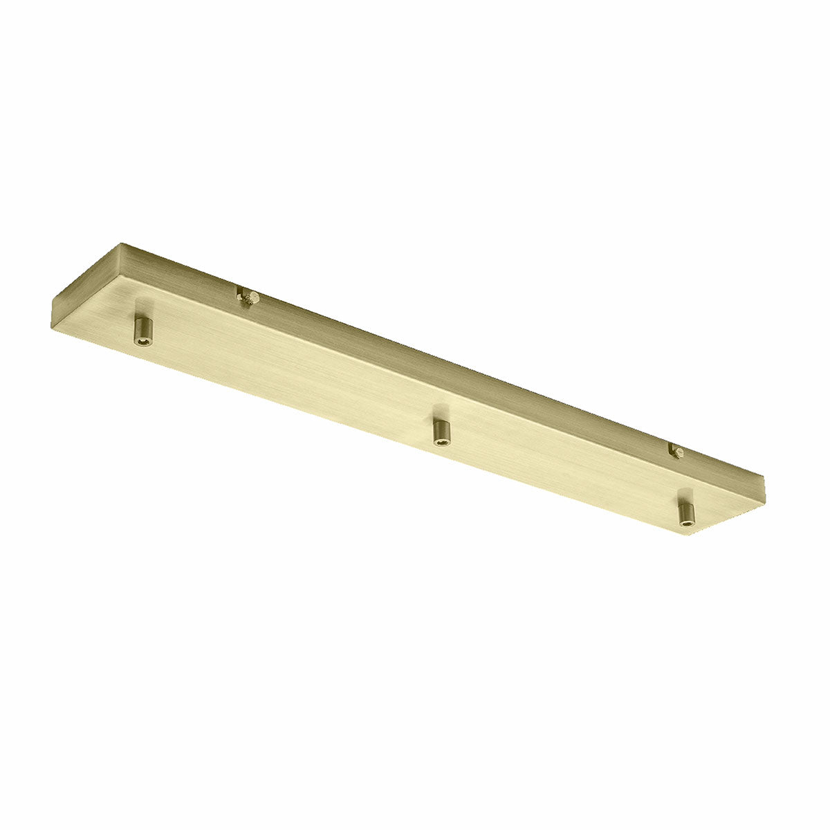 GEALUCE Rosone rettangolare 3 fori metallo bianco-nero-oro ALICE B R/3
