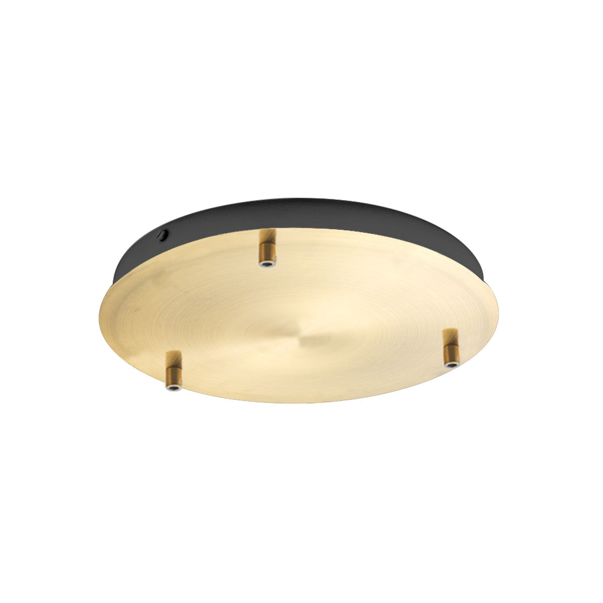 GEALUCE Rosone rotondo 3 luci in metallo bianco-nero-oro ALICE B T/3