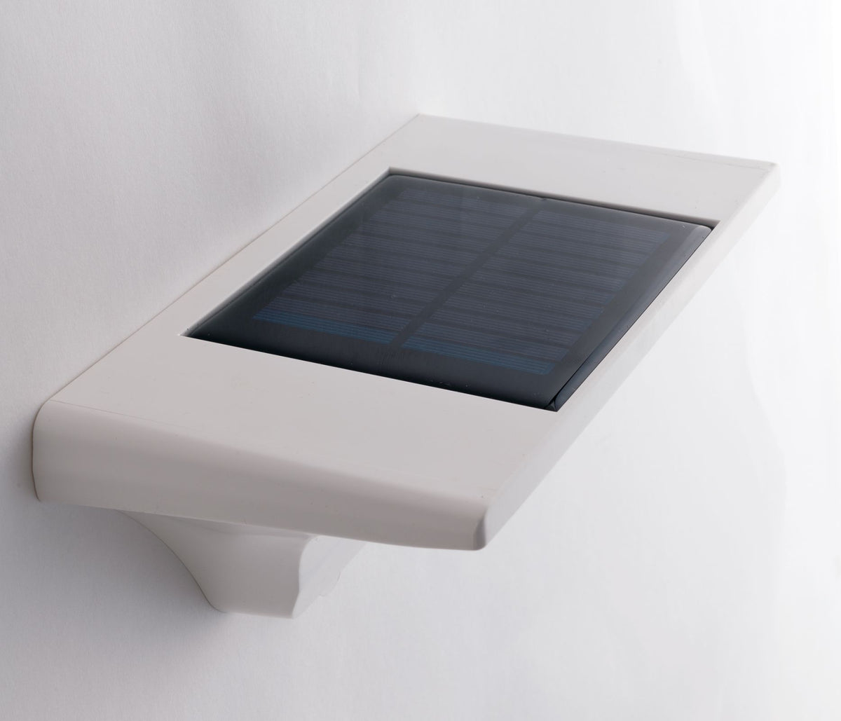 Applique LED Solare da Esterno 3W 130lm IP54 con Sensore Movimento 4000K | Plastica Bianca Pannello Solare Batteria | Fan Europe SKYP
