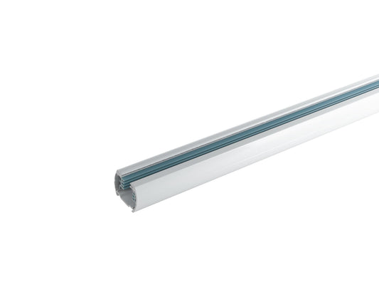 Binario Elettrificato Trifase in Alluminio | 1m 2m o 3m | Bianco o Nero | Tappi Inclusi | TRACK INTEC