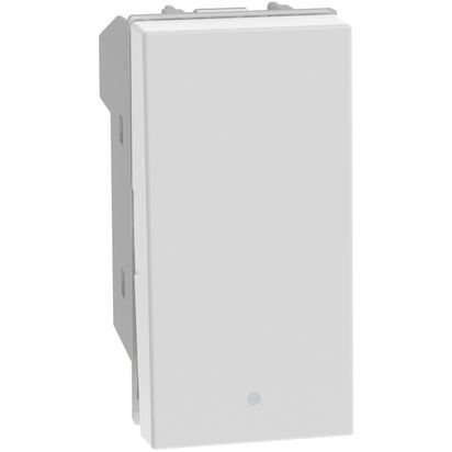 Deviatore Basculante 1P 10AX Illuminabile Bianco | BTicino MatixGO | JW4003