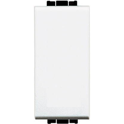 Living int - doppio pulsante  Nero\Bianco 1P NO 10A TICL4036