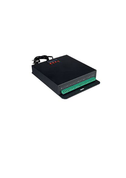 Centralina di Comando DMX512 LED RGB Input 230V AC Output 12V 144W — 24V 300W 6 Porte 3 Canali RGB | CTR-RGB | INTEC