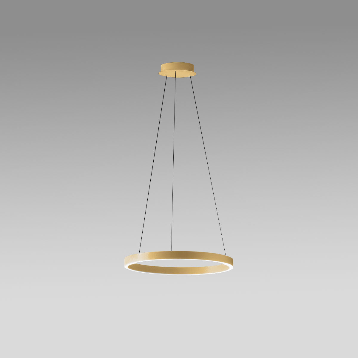 GEALUCE Montatura in alluminio satinato bianco-nero-oro. Diffusore in silicone bianco opale. LED CRISEIDE S/P D.60CM