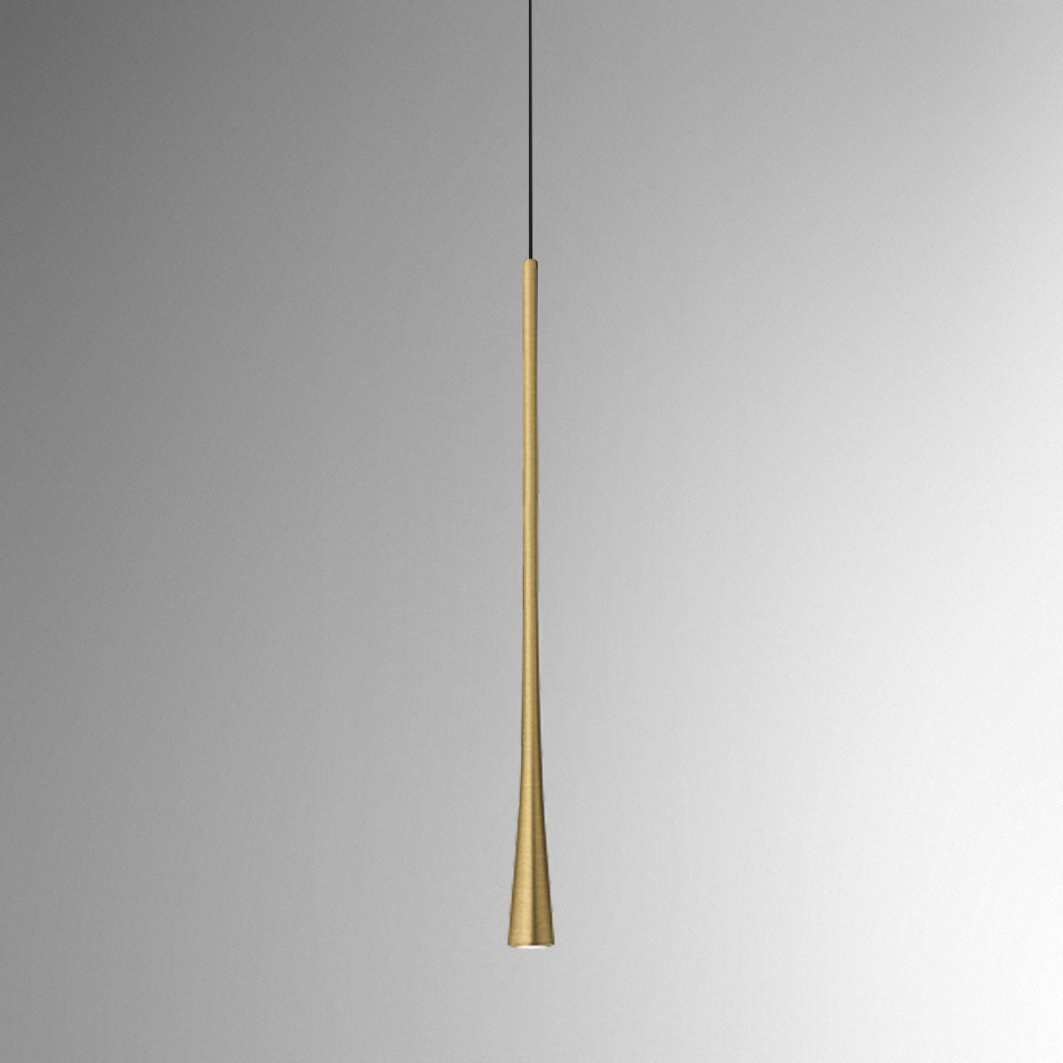 GEALUCE Sospensione multipla lineare a 3 luci con montatura in alluminio biaco-oro-nero satinato  LED DAFNE