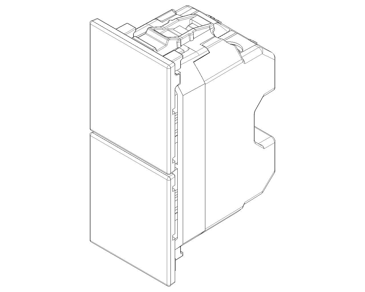 Due pulsanti indipendenti 1P NO + 1P NO 10 A 250 V~ Vimar Linea bianco-nero-canapa 30066.B/G/C