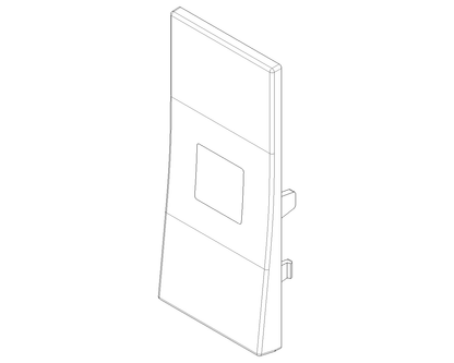 Tasto Intercambiabile 1 Modulo Allineato con Diffusore Illuminabile | Simbolo Retro-Illuminabile Personalizzabile | IP40 | Bianco Nero Canapa | Vimar Linea 31000.D
