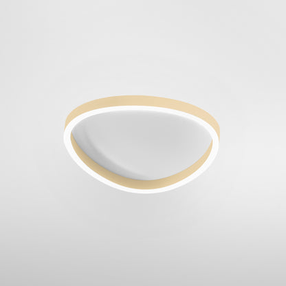 GEALUCE Plafoniera LED w kształcie kropli aluminium różne kolory 60W+12W 4000LM D.80cm ECARIS