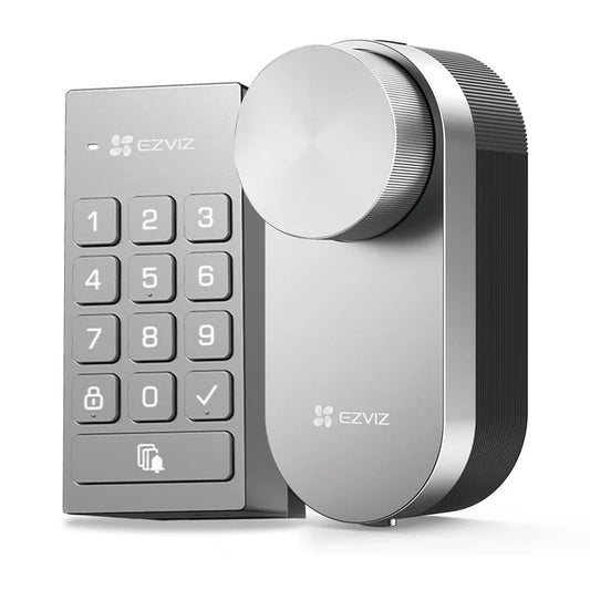 Serratura Smart Impronta Digitale Password Tessera Bluetooth | Alluminio Sblocco Remoto | EZVIZ DL01 Pro