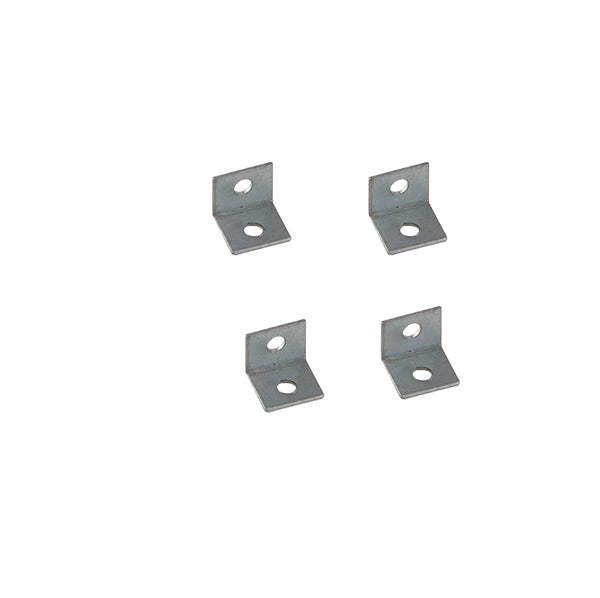 Kit 6 staffe in acciaio per tutti i tipi di pannelli collezione PANEL per attacco plafoniera