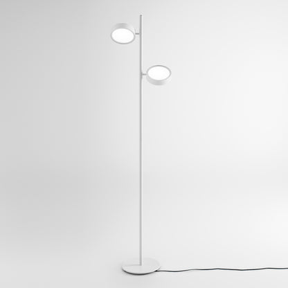 GEALUCE Lampa podłogowa LED z możliwością ściemniania i obrotowymi światłami 2X18W 3000°K 2345LM różne kolory GPI