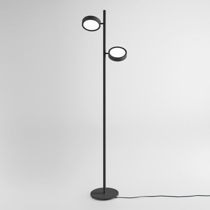 GEALUCE Lampa podłogowa LED z możliwością ściemniania i obrotowymi światłami 2X18W 3000°K 2345LM różne kolory GPI