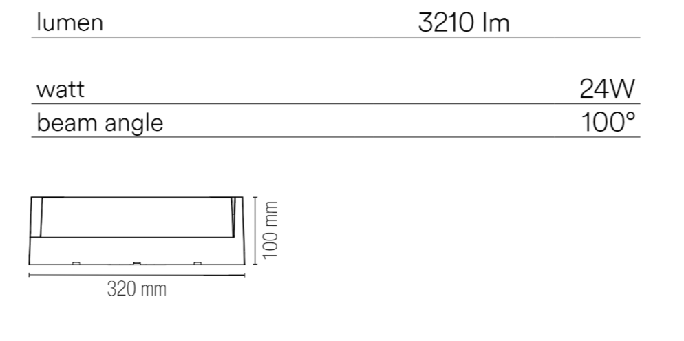 Applique LED in PC bianco-nero nella variante quadrata o rettangolare CCT IP54 BLOCK