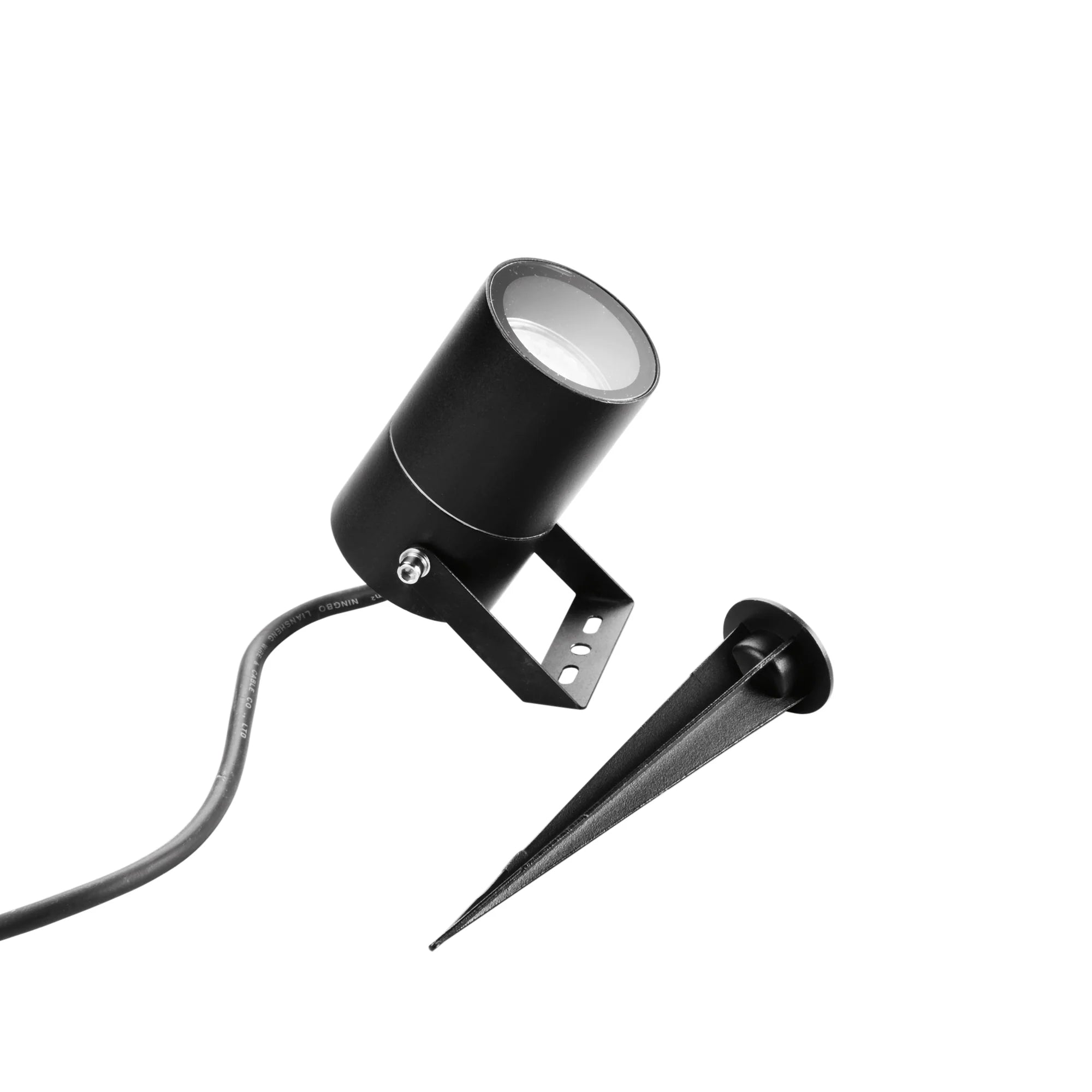 Proiettore per esterno in alluminio con picchetto incluso bianco , nero o corten IP54 1XGU10 non inclusa IRON