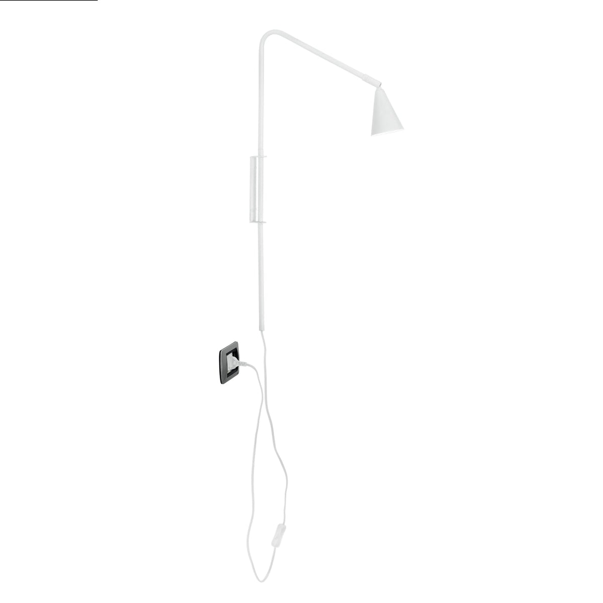 Applique da Parete ENEA – Struttura in Metallo con Punto Luce Orientabile |  Luce Ambiente Design