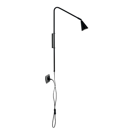 Applique da Parete ENEA – Struttura in Metallo con Punto Luce Orientabile |  Luce Ambiente Design