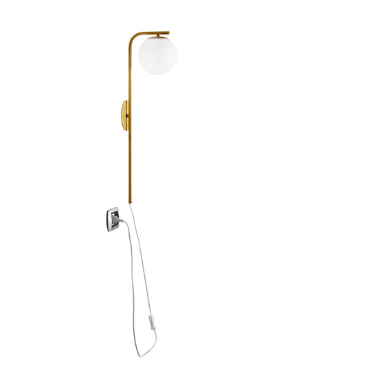 Applique da Parete ODISSEO – Metallo e Diffusore in Vetro | Luce Ambiente Design
