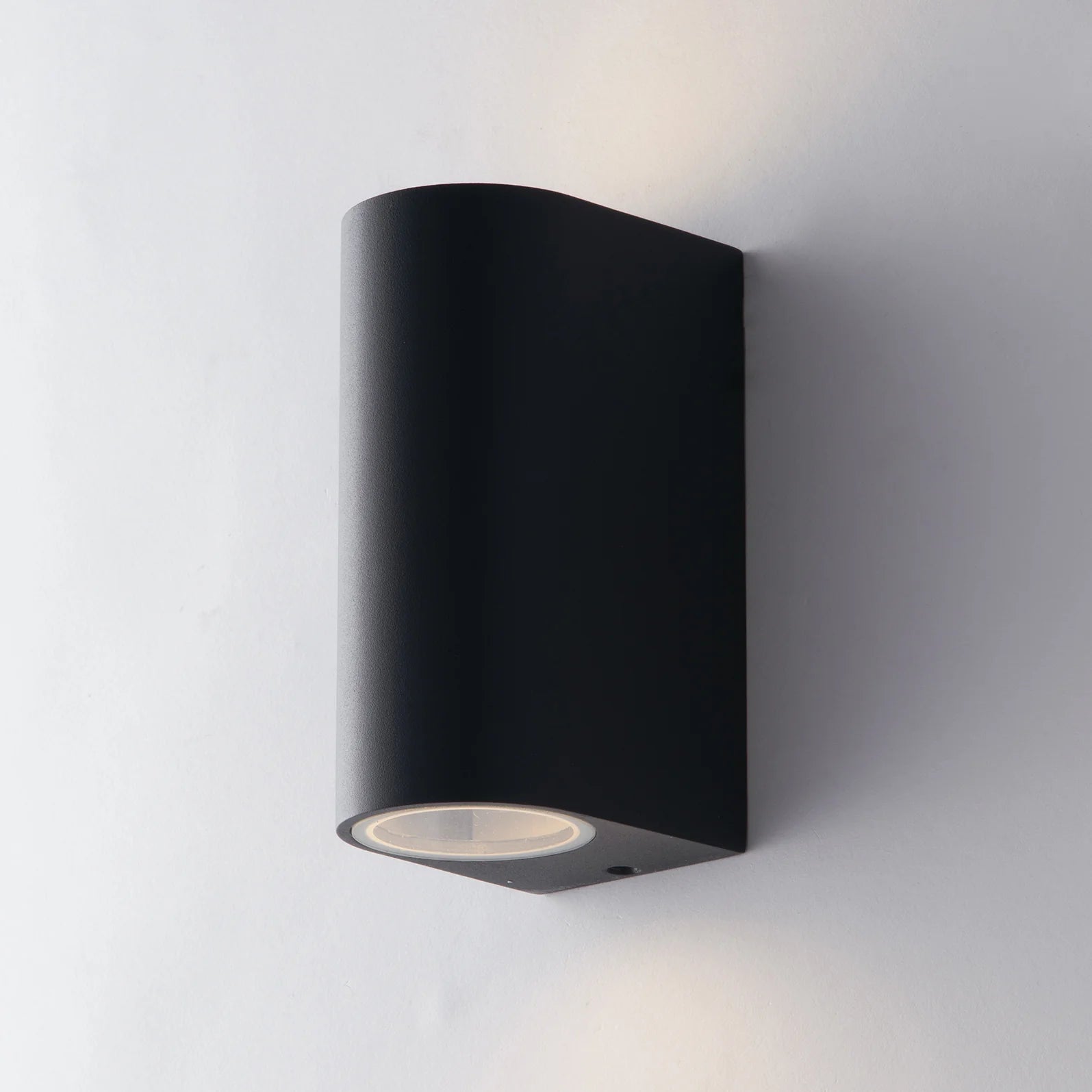 Applique per esterno in alluminio con singola o doppia emissione bianco , antracite o corten lampade GU10 non incluse ONE
