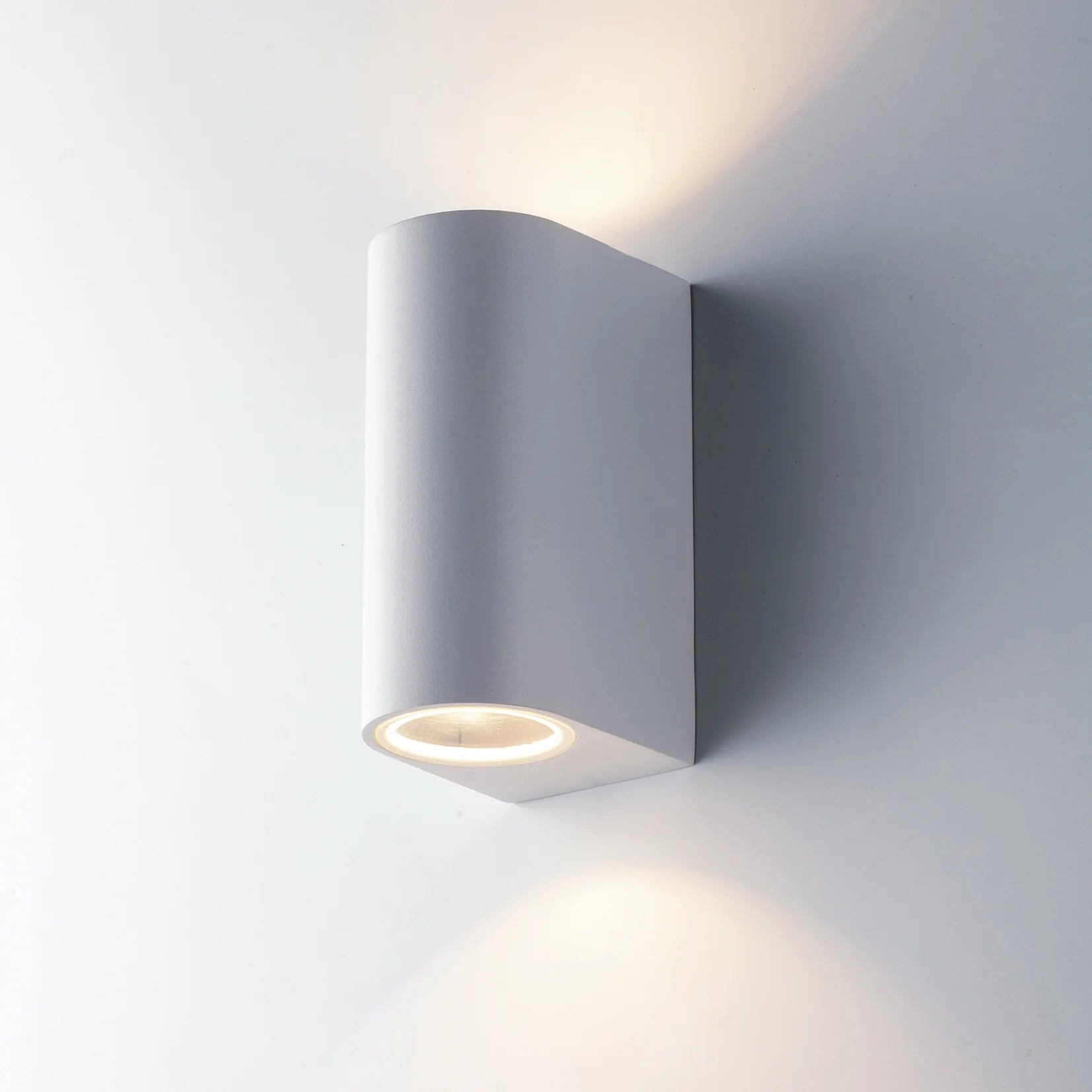 Applique per esterno in alluminio con singola o doppia emissione bianco , antracite o corten lampade GU10 non incluse ONE