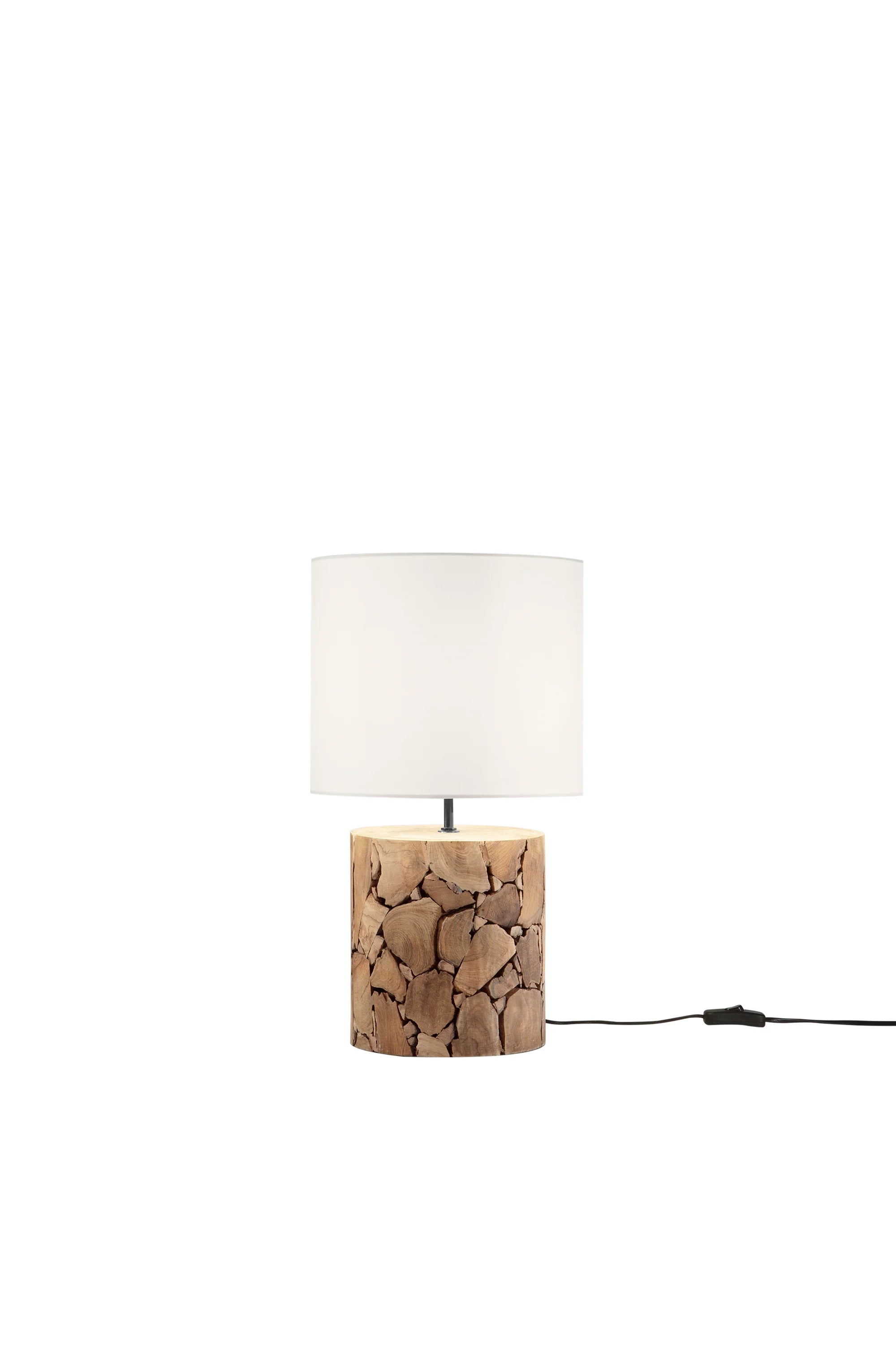 Lume in legno naturale con tronchi sovrapposti 1XE27 non incl. XYLO