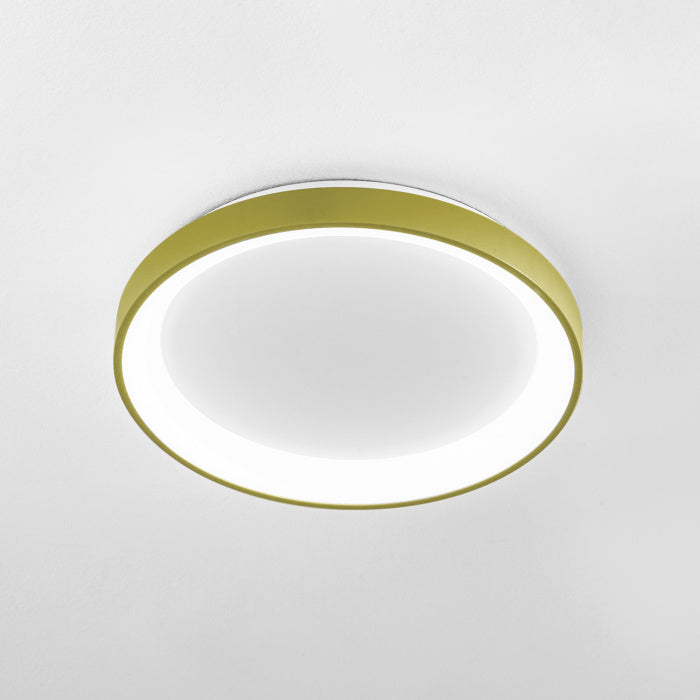 GEALUCE Lampa sufitowa LED, aluminium, klosz z akrylu opalowego, CCT 50W 4100LM KRIZIA