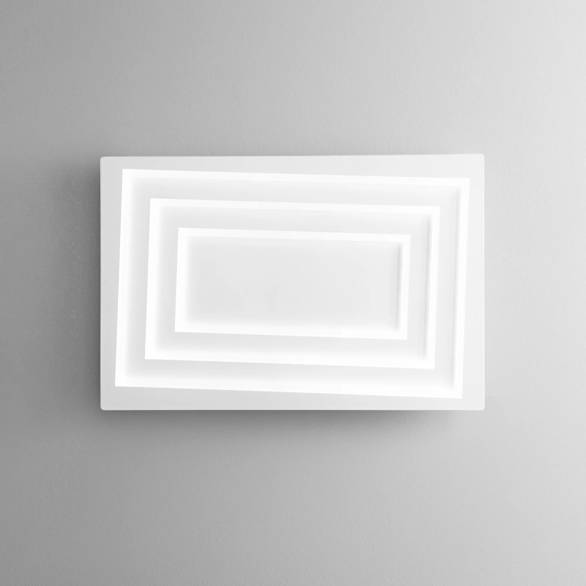 Plafoniera LED in alluminio bianco e diffusore in acrilico CCT diverse dimensioni  HYPNOTIC