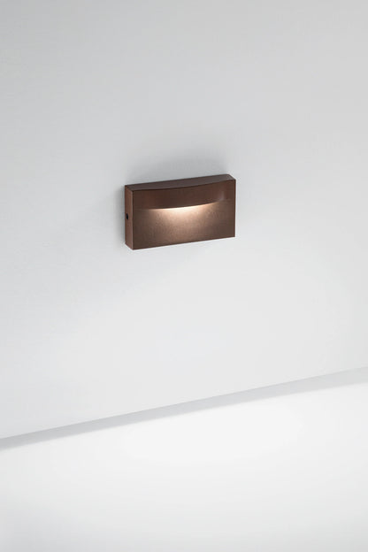 Applique LED da Esterno IP65 8W 1100lm 3000K | Alluminio Bianco Nero Bronzo | Fascio 120° | Mobula