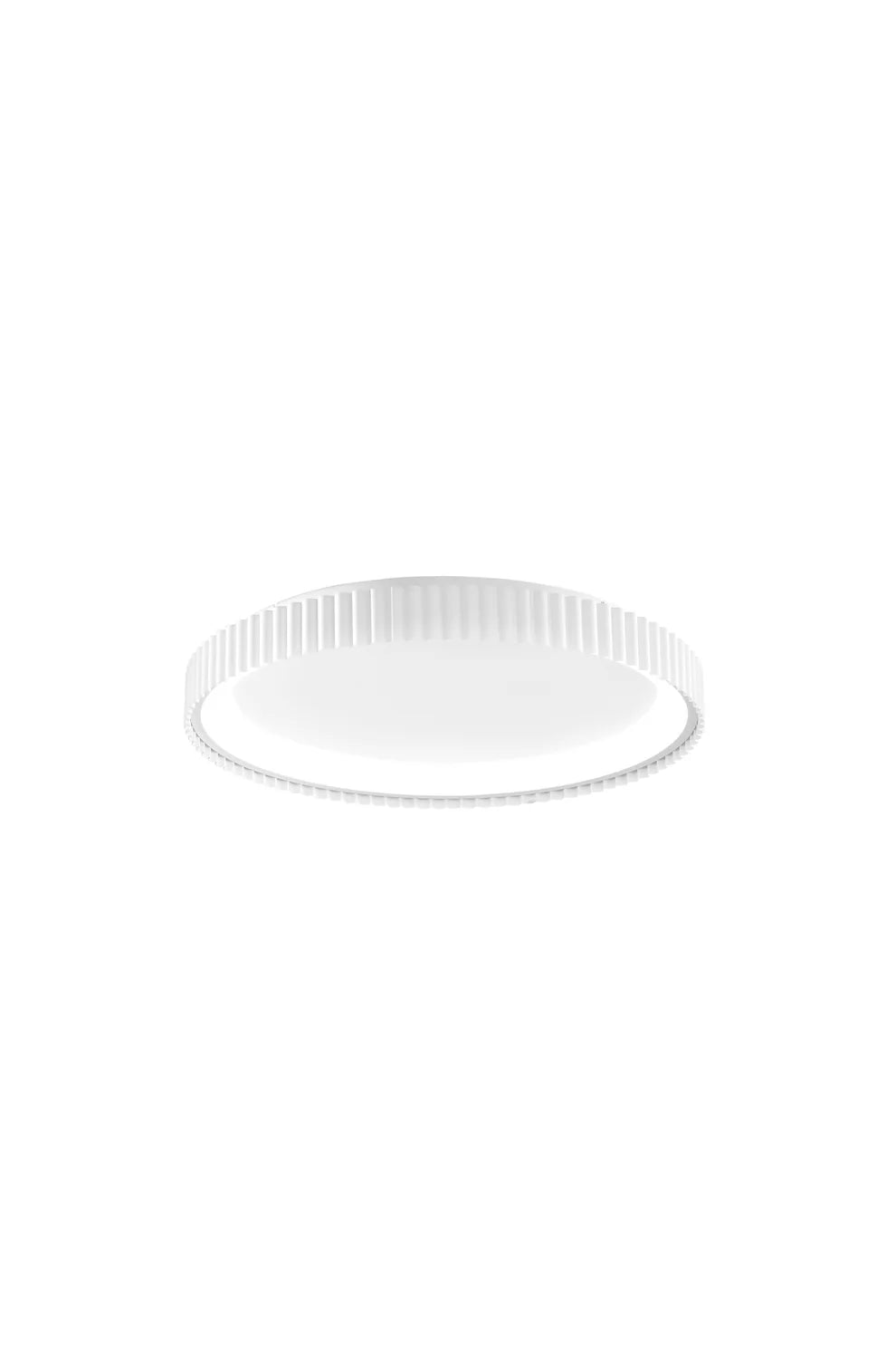 Plafoniera LED metallo tonda CCT varie dimensioni e tre varianti bianco -nero-oro NIKE